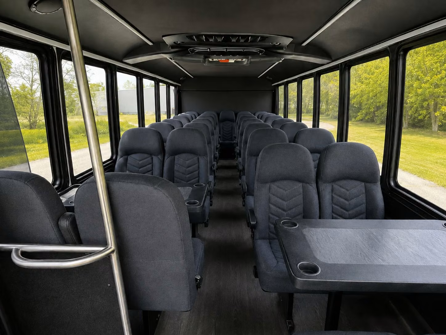 15 passenger minibus interior
