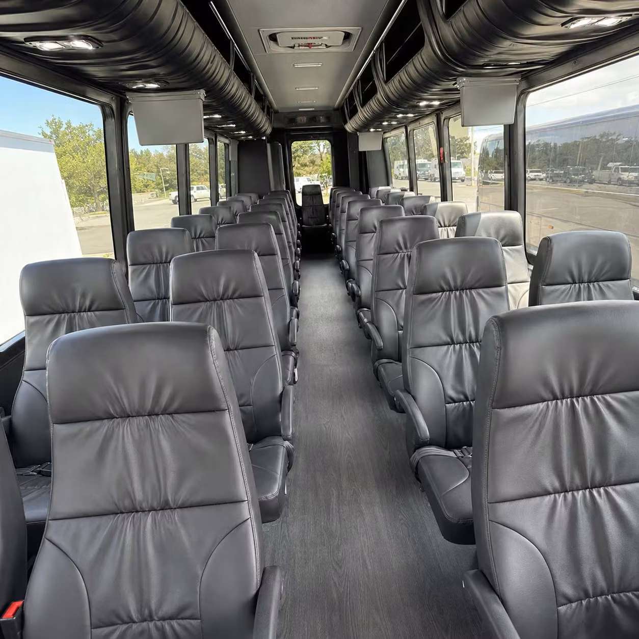 28 passenger minibus inside