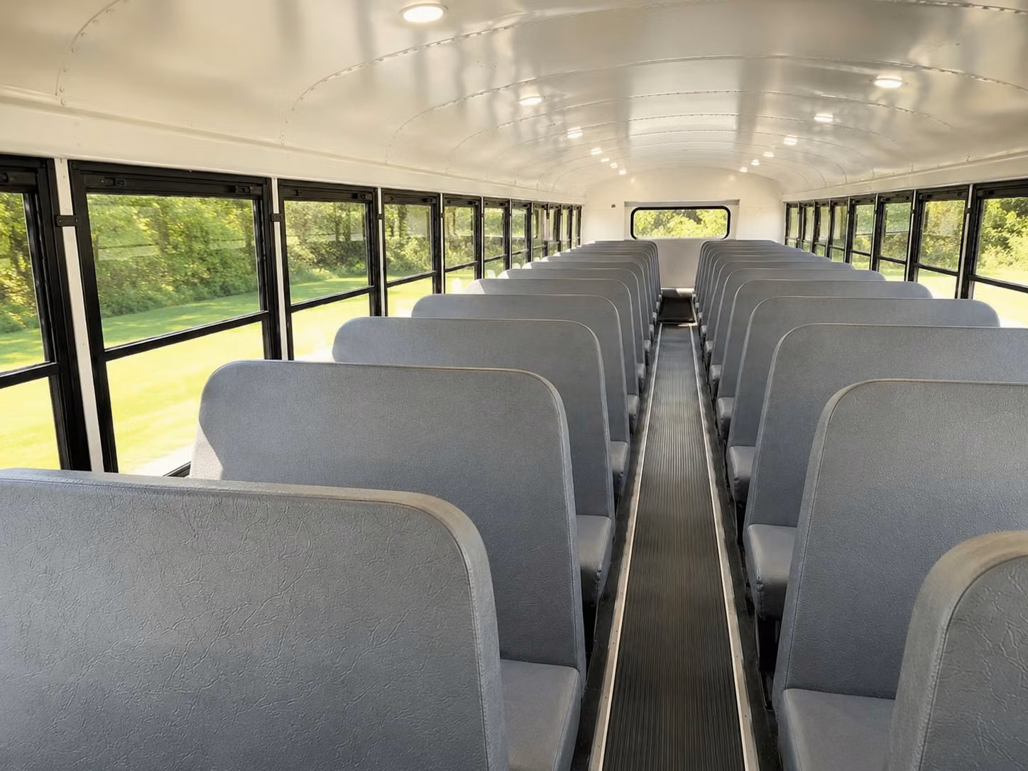 school bus interior