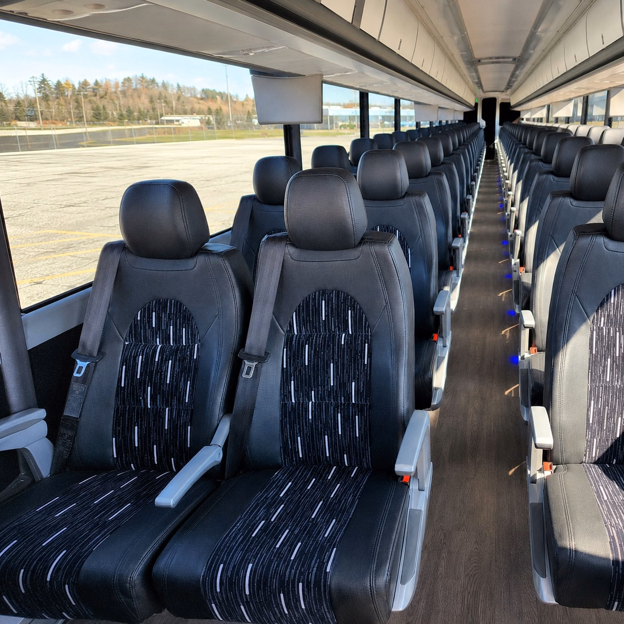 wallingford 56 passenger charter bus rental