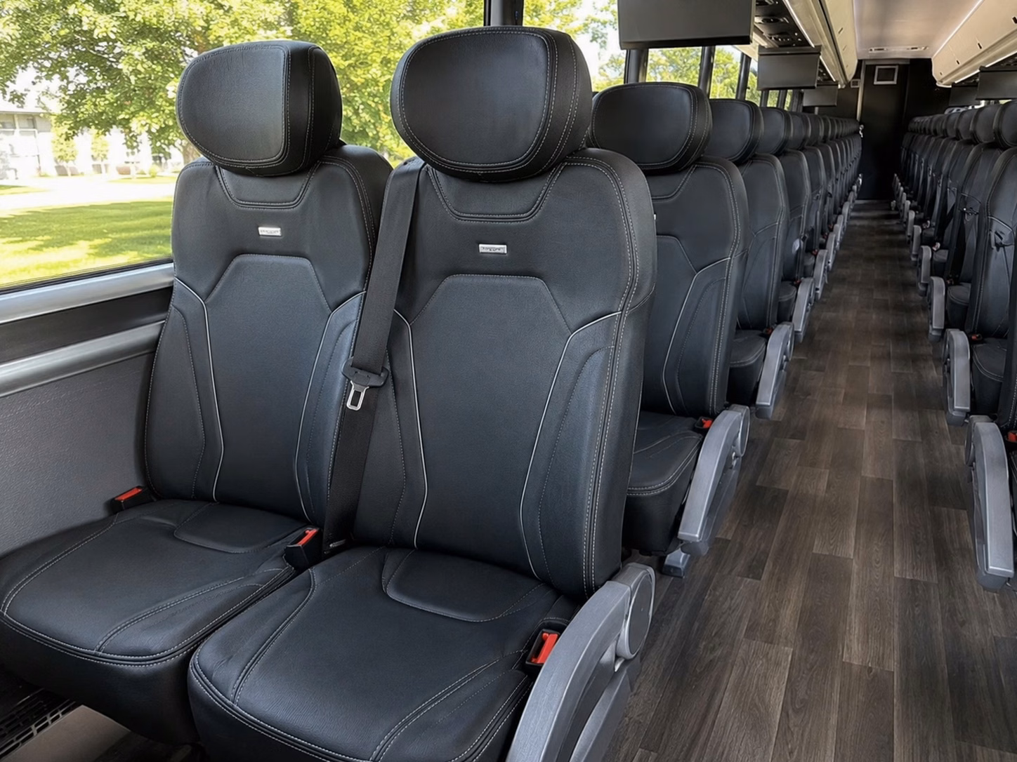 wallingford charter bus interior